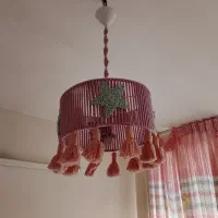 لوستر مکرومه کار دست تمیز تمیز زیر قیمت