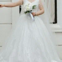 لباس عروس شیک و زیبا|لباس|رشت, گلباغ نماز|دیوار