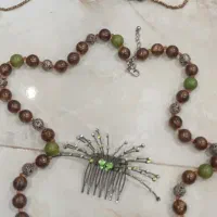 گردنبند زیبا تاج طاوس