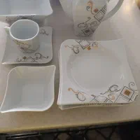 چینی توس 18نفره|ظروف سرو و پذیرایی|زنجان, |دیوار