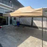 الاچیق اسکلت مشکی رنگ کوره ای سایبان چتر