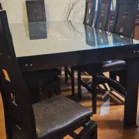 میز نهارخوری ۸ نفره چوبی اعلا|میز و صندلی غذاخوری|شیراز, کوهسار|دیوار