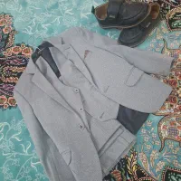 کت وشلوار با جلیقه وکفش در حد نو