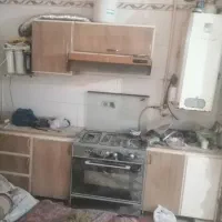 دودست کابینت یکی فلزی کامل یکی فلز چوب