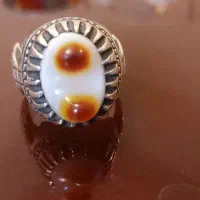 انگشتر عقیق کلکسیونی دو کوهان خاص