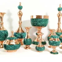 اموزش فیروزه کوبی روی مس