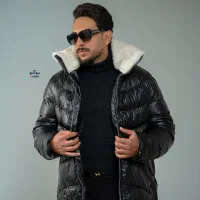 کاپشن پافر شمعی مردانه نایلونی