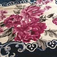 پتوی سنفیلای گل برجسته