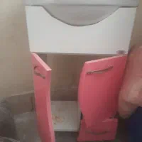 روشویی کابینتی با آیینه کارکرده|لوازم سرویس بهداشتی|ملایر, |دیوار