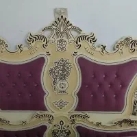 تختخواب دونفره باتشک طبی فنری و کفی درحد نو