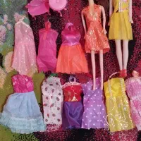 باربی دخترانه به همراه وسایل