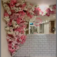 نصب شکوفه های مصنوعی (صورتی،سرخابی،سفید)