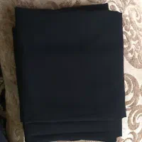 یک قواره چادر مشکی کرپ مشکی زاغ