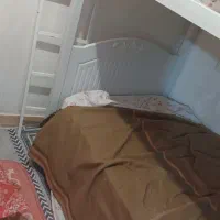 تخت خواب دو طبقه با تشک نو نو|تخت و سرویس خواب|کرمانشاه, |دیوار