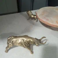 حیوانهای برنز دونه ای یک میلیون صد|مجسمه، تندیس، ماکت|پول, |دیوار