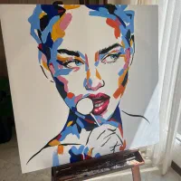 تابلو نقاشی اکرلیک مینیمال