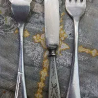 قاشق و چنگال نقره