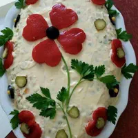 سالاد الویه خانگی و غذای تهیه شده با کیفیت|خوردنی و آشامیدنی|تهران, امامت|دیوار