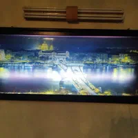 تابلو شیک چراغ دار پل لندن