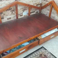 تخت چوبی سنتی|مبلمان خانگی و میز عسلی|کرج, خلج آباد|دیوار