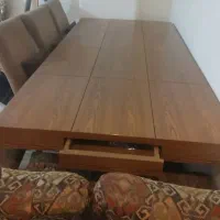 میز ناهار خوری 8 نفره..میزش معرکس