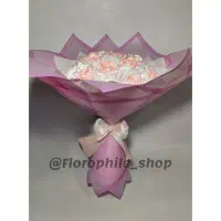 دسته گل پرنسسی روبانی|گل مصنوعی|آران و بیدگل, |دیوار