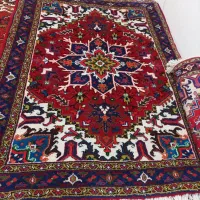 قالیچه تابلو کناره نو و کار کرده سالم پرز دار