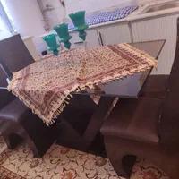 میز نهارخوری چهارنفره|میز و صندلی غذاخوری|شهرکرد, |دیوار