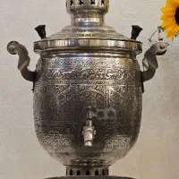 سماور زغالی روسی تمام قلم