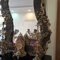 اینه شمعدان همراه ساعت|آینه|اصفهان, شهرک میلاد|دیوار