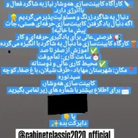 شاگرد کابینت سازی