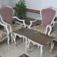 مبل 9نفره  اسکلت چوب درحدنو