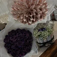 گل روبانی با شاین دار|گل مصنوعی|اسکو, |دیوار