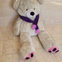 عروسک خرس سفید بزرگ ۱۵۰ سانتی