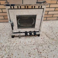 تنور گازی خانگی دو ساج و دو سینی