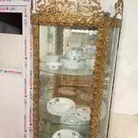 بوفه برنزی یا برنجی اصلی و میز تلوزیون برنج