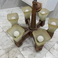 لوستر چوبی آویز|لوستر و چراغ آویز|اندیشه, اندیشه فاز ۳|دیوار