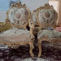 مبل سلطنتی ۹نفره به همراه میز نهارخوری ۴نفره