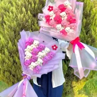 پک عروسک و بوکت عروسکی، گل روبانی، سوپرایزی شیک