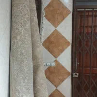 1جفت فرش ۹متری کرم رنگ ماشینی 700شانه