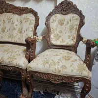 مبل 9نفره و 7نفره|مبلمان خانگی و میز عسلی|ابریشم, |دیوار