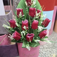 باکس و دسته گل مصنوعی روز مادر|گل مصنوعی|میانه, |دیوار