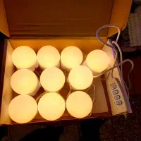 ریسه هالیوودی دورآینه۳حالته۱۰لامپه۴متری قابل تنظیم