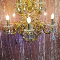 دیواری پنج شعله برنز سنگین قدیمی