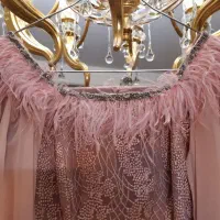 لباس مجلسی گیپور با پارچه و آستری عالی