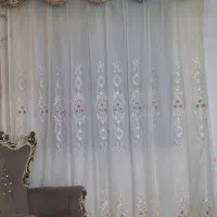 پرده تور با کتیبه