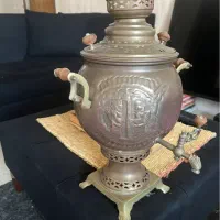 سماور زغالی برنجی اعلا