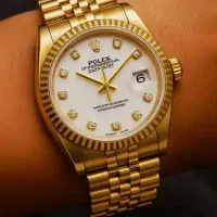 ساعت رولکس اصل مردانه دیت جاست آکبند