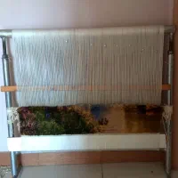 دارقالی تابلو فرش نیمه کاره