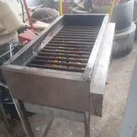 منقل گازی کباب پز هود و لوله ها